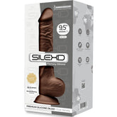 SILEXD - MODEL 1 REALISTIC PENIS PREMIUM SILEXPAN SILICONE BROWN 24 CM